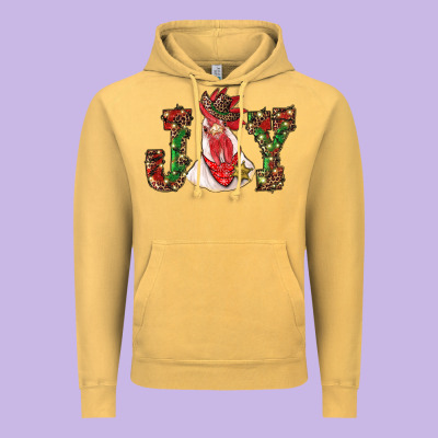 Christmas Joy With Rooster Vintage Hoodie Designed By Ranaportraitstore