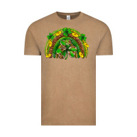 Vintage Coffee St. Patrick's Day rainbow Vintage Tee - Neo Western