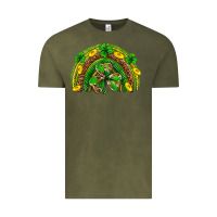 Vintage Olive St. Patrick's Day rainbow Vintage Tee - Neo Western