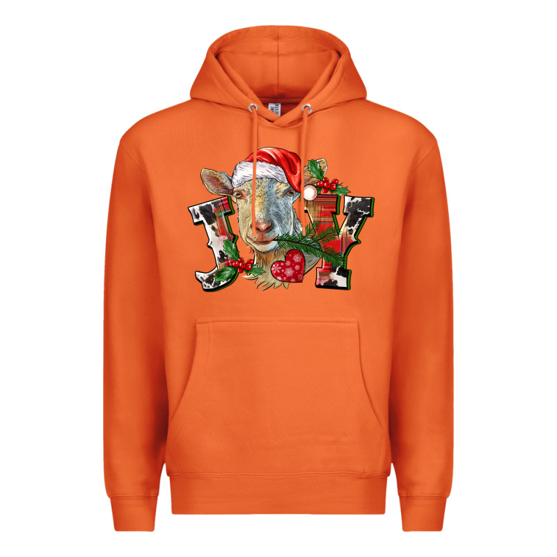 Joy Christmas Goat Premium Hoodie by LillyAllenDesigns | Teevron
