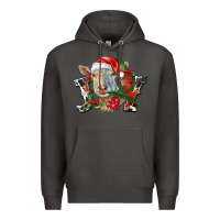 Smoke Joy Christmas Goat Premium Hoodie - LillyAllenDesigns