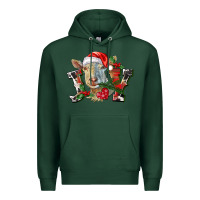Sports Green Joy Christmas Goat Premium Hoodie - LillyAllenDesigns