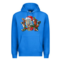 True Royal Joy Christmas Goat Premium Hoodie - LillyAllenDesigns