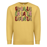 Antique Gold fa la la la la la la la la Premium Sweatshirt - MaliasSmallBusiness