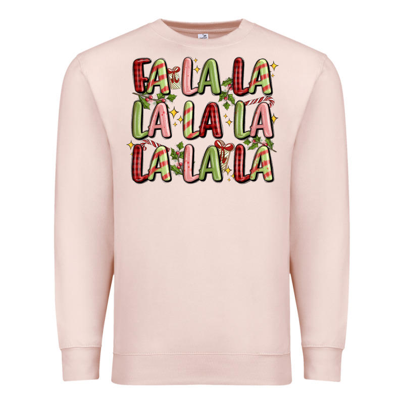 Fa La La La La La La La La Premium Sweatshirt by MaliasSmallBusiness | Teevron