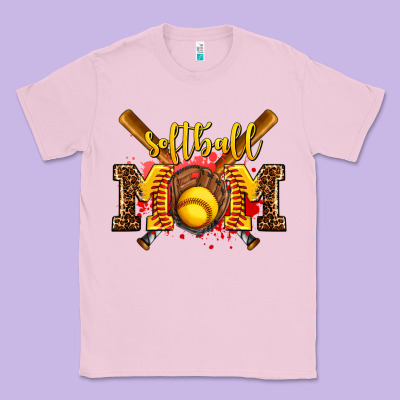 Softball Mom Classic Tee Designed By Adodesignshop