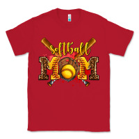Red softball mom Classic Tee - AdoDesignShop
