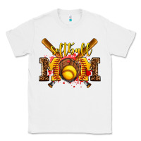White softball mom Classic Tee - AdoDesignShop
