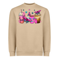 Mushroom antisocial butterfly coffee cups Heavyweight Sweatshirt - Zillion Design Studio
