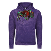 Cloud Purple christmas bison Vintage Hoodie - RanaPortraitStore
