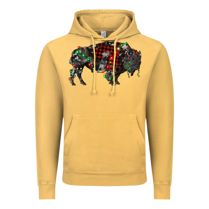 Christmas Bison Vintage Hoodie by RanaPortraitStore | Teevron