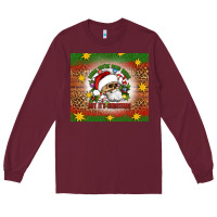Burgundy when you're dead inside but it's christmas Long Sleeve Tee - Artiststas