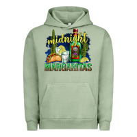 Pigment Oil Green Midnight Margaritas Urban Hoodie - texasbilliewilder