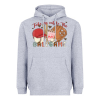 Heather Grey take me out to the ballgame Heavyweight Hoodie - MaliasSmallBusiness
