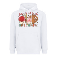 White take me out to the ballgame Heavyweight Hoodie - MaliasSmallBusiness