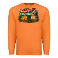 Carrot happy camping Premium Sweatshirt - NancyCooperArtShop