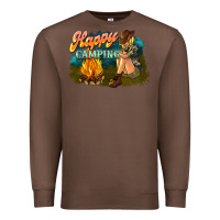 Chestnut happy camping Premium Sweatshirt - NancyCooperArtShop