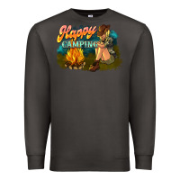 Smoke happy camping Premium Sweatshirt - NancyCooperArtShop
