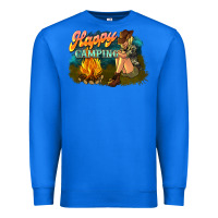 True Royal happy camping Premium Sweatshirt - NancyCooperArtShop