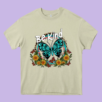 Be Kind Heavy Core Tee Designed By Sublimationcraftshop