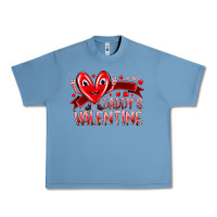 Pebble Blue daddy is valentine Urban Heavy Tee - RacoonDesign