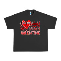 Pigment Black daddy is valentine Urban Heavy Tee - RacoonDesign