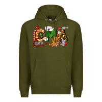 Army Green christmas cma certified medical assistant Premium Hoodie - LillyAllenDesigns