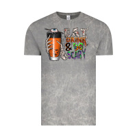 Cloud Rock Eat drink be scary Vintage Tee - CowhideDigitalArt