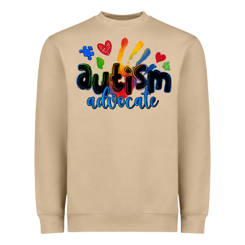 Autism Advocate Heavyweight Sweatshirt by Zillion Design Studio | Teevron