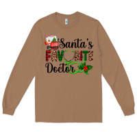 Toasted Coconut santa's favorite doctor Long Sleeve Tee - AdoDesignShop