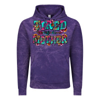 Cloud Purple tired as a mother Vintage Hoodie - Zillion Design Studio
