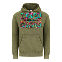 Vintage Olive tired as a mother Vintage Hoodie - Zillion Design Studio