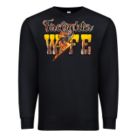 Black firefighter wife lightning bolt Premium Sweatshirt - NancyCooperArtShop