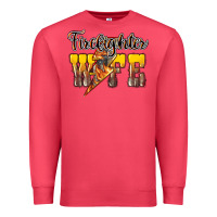 Cardinal firefighter wife lightning bolt Premium Sweatshirt - NancyCooperArtShop
