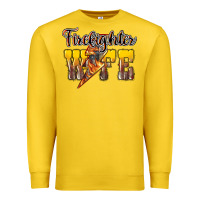 Lemon firefighter wife lightning bolt Premium Sweatshirt - NancyCooperArtShop