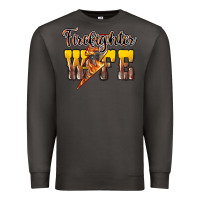 Smoke firefighter wife lightning bolt Premium Sweatshirt - NancyCooperArtShop