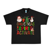 Black christmas spirit activate Urban Heavy Tee - FaDigitalArtStudio