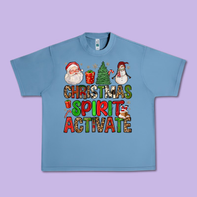 Christmas Spirit Activate Urban Heavy Tee Designed By Fadigitalartstudio