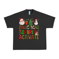 Pigment Black christmas spirit activate Urban Heavy Tee - FaDigitalArtStudio
