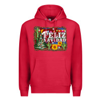 Cardinal feliz navidad Premium Hoodie - AdoDesignShop