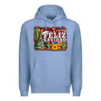 Colony Blue feliz navidad Premium Hoodie - AdoDesignShop