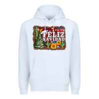 White feliz navidad Premium Hoodie - AdoDesignShop