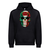 Black Mexican Skull Urban Hoodie - texasbilliewilder