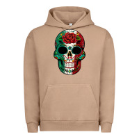 Pigment Burro Mexican Skull Urban Hoodie - texasbilliewilder