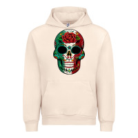 Sandshell Mexican Skull Urban Hoodie - texasbilliewilder