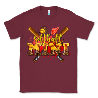 Burgundy softball mini Classic Tee - AdoDesignShop