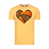 Vintage Mustard basketball heart Vintage Tee - HRA Design Shop