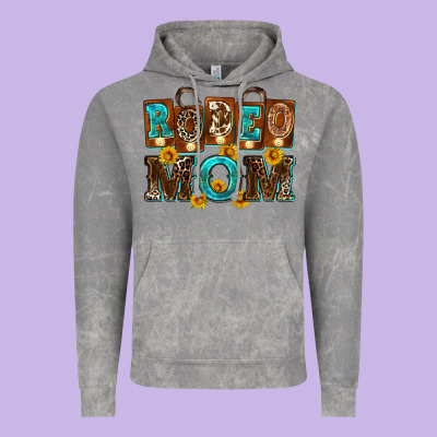 Rodeo Mom Vintage Hoodie Designed By Zillion Design Studio