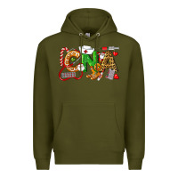 Army Green Christmas CNA Certified Nursing Assistant Premium Hoodie - LillyAllenDesigns