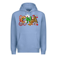 Colony Blue Christmas CNA Certified Nursing Assistant Premium Hoodie - LillyAllenDesigns